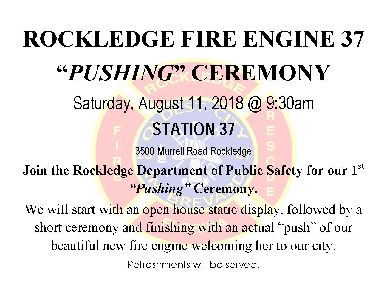 pushing ceremony flyer 2018