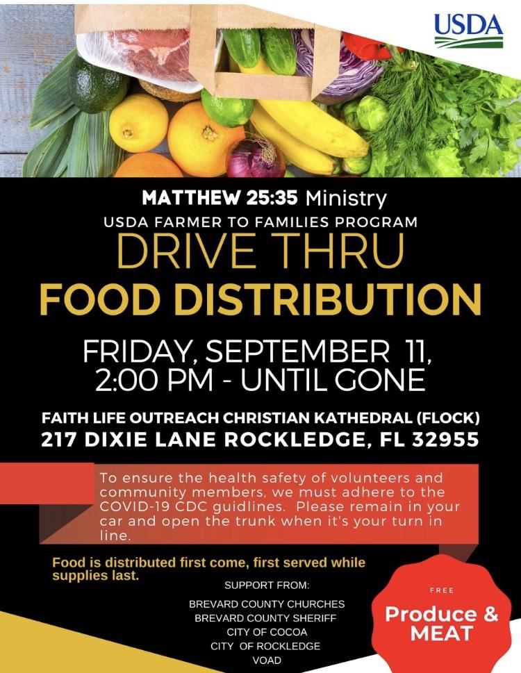 Food Distribution Flyer