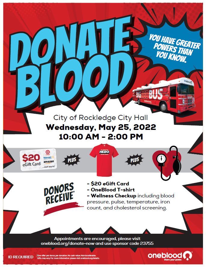 blood drive flyer