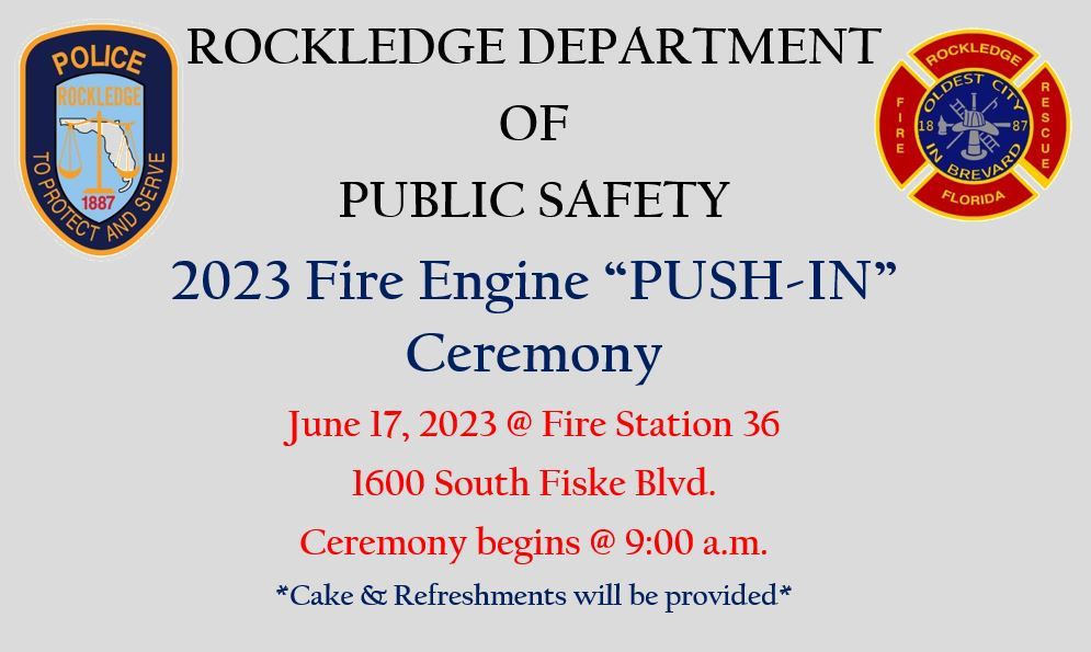 push in ceremony flyer