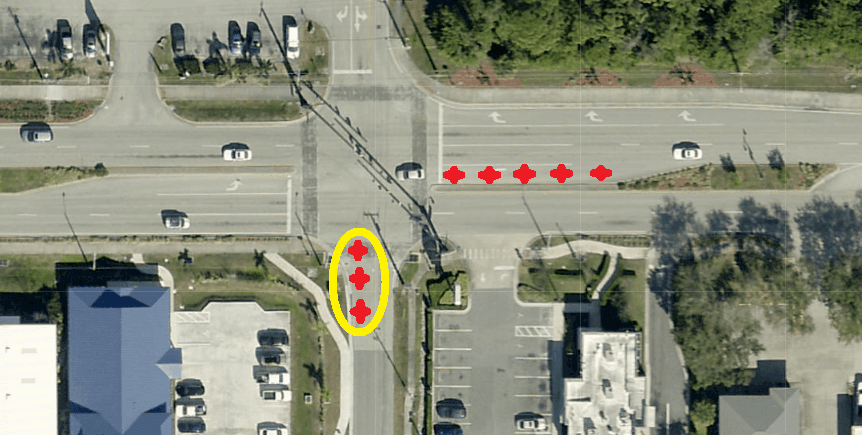 Map depicting road closure of Cogswell Street and Barton Boulevard