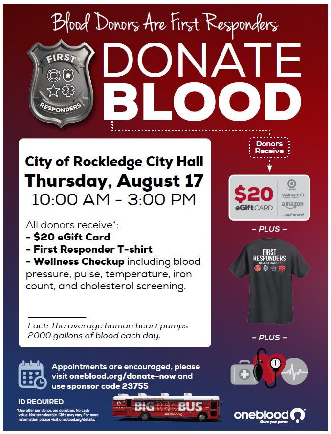 blood drive flyer