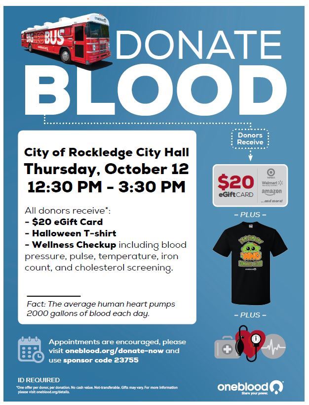blood drive flyer