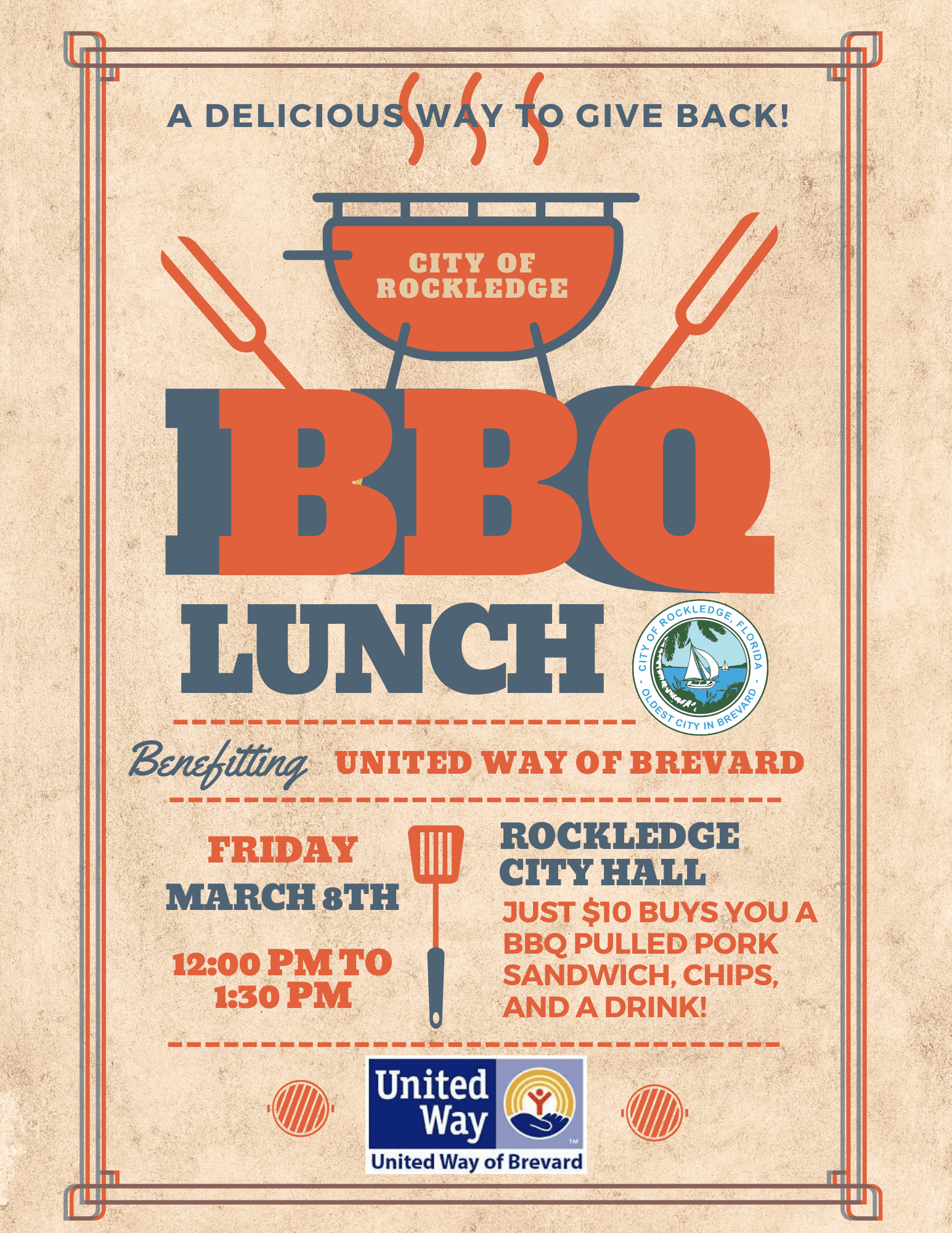 United Way BBQ Lunch Public Flyer