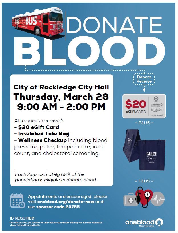 blood drive flyer