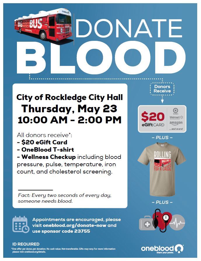 blood drive flyer