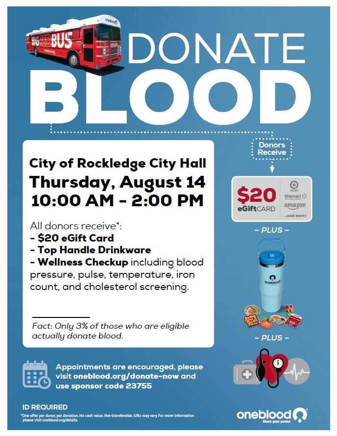 blood drive flyer august 2025