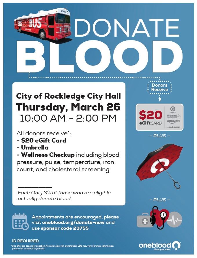 Blood Drive flyer